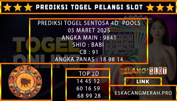 PREDIKSI TOGEL SENTOSA4D 05/MARET/2025