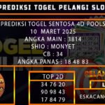 PREDIKSI TOGEL SENTOSA4D 10/MARET/2025