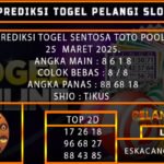 PREDIKSI TOGEL SENTOSATOTO 25/MARET/2025