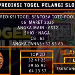 PREDIKSI TOGEL SENTOSATOTO 06/MARET/2025