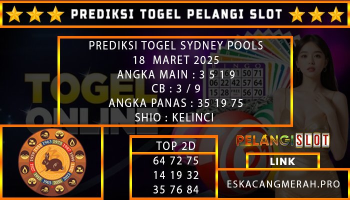 PREDIKSI TOGEL SYDNEY 18/MARET/2025
