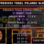 PREDIKSI TOGEL SYDNEY 31/MARET/2025