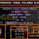 PREDIKSI TOGEL SYDNEY 05/MARET/2025