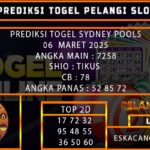 PREDIKSI TOGEL SYDNEY 06/MARET/2025