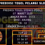 PREDIKSI TOGEL SYDNEY 07/MARET/2025