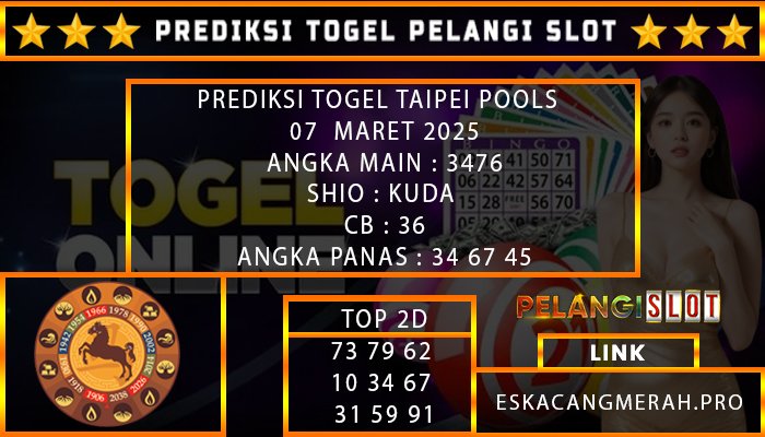PREDIKSI TOGEL TAIPEI 07/MARET/2025