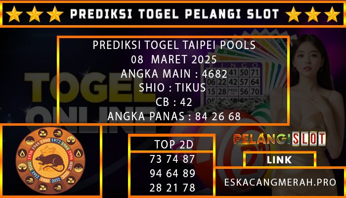 PREDIKSI TOGEL TAIPEI 08/MARET/2025