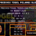 PREDIKSI TOGEL TRAVELOKA 19/MARET/2025