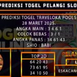 PREDIKSI TOGEL TRAVELOKA 28/MARET/2025