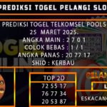 PREDIKSI TOGEL TELKOMSEL 25/MARET/2025