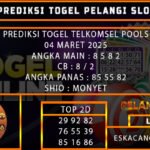 PREDIKSI TOGEL TELKOMSEL 04/MARET/2025