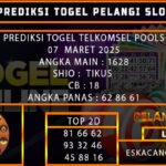 PREDIKSI TOGEL TELKOMSEL 07/MARET/2025