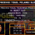 PREDIKSI TOGEL TELKOMSEL 08/MARET/2025
