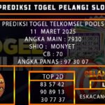 PREDIKSI TOGEL TELKOMSEL 11/MARET/2025