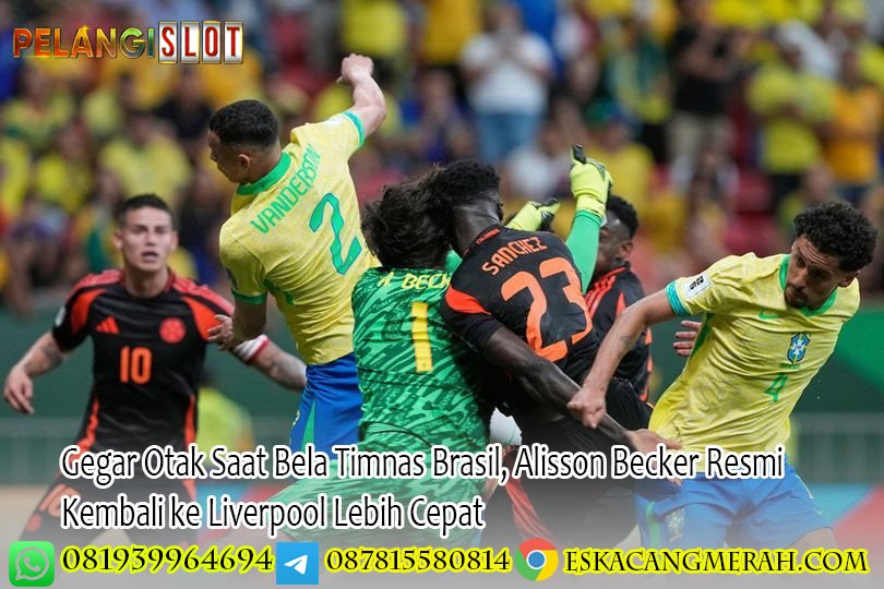 Gegar Otak Saat Bela Timnas Brasil, Alisson Becker Resmi Kembali ke Liverpool Lebih Cepat