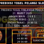 PREDIKSI TOGEL FINLANDIA 21/MARET/2025