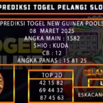 PREDIKSI TOGEL NEWGUINEA 08/MARET/2025