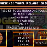 PREDIKSI TOGEL HONGKONG 09/MARET/2025