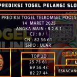 PREDIKSI TOGEL TELKOMSEL 14/MARET/2025