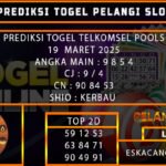 PREDIKSI TOGEL TELKOMSEL 19/MARET/2025