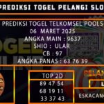 PREDIKSI TOGEL TELKOMSEL 06/MARET/2025