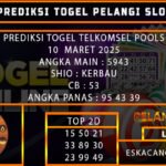 PREDIKSI TOGEL TELKOMSEL 10/MARET/2025