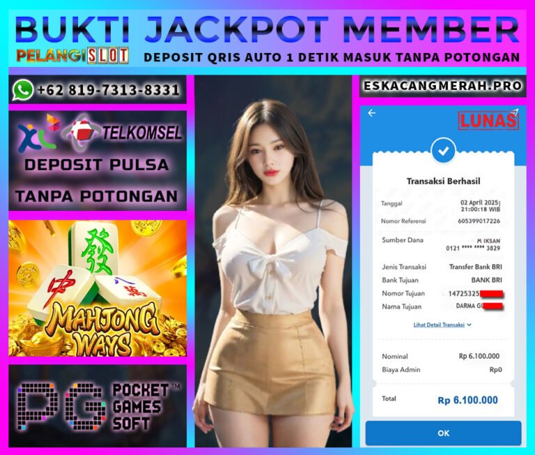 BUKTI JACKPOT PGSOFT 02/APRIL/2025