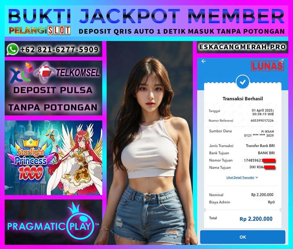 BUKTI JACKPOT PRAGMATIC 01/APRIL/2025