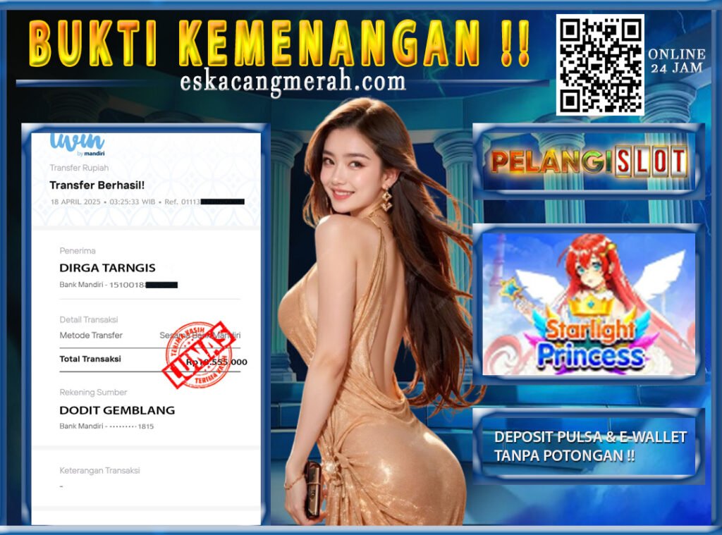 BUKTI JACKPOT PRAGMATIC 18/APRIL/2025