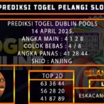 PREDIKSI TOGEL DUBLIN 14/APRIL/2025