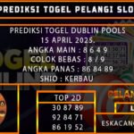 PREDIKSI TOGEL DUBLIN 15/APRIL/2025