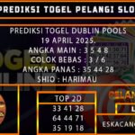 PREDIKSI TOGEL DUBLIN 19/APRIL/2025