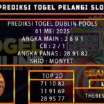 PREDIKSI TOGEL DUBLIN 01/MEI/2025