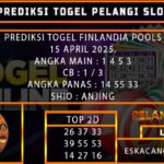 PREDIKSI TOGEL FINLANDIA 15/APRIL/2025