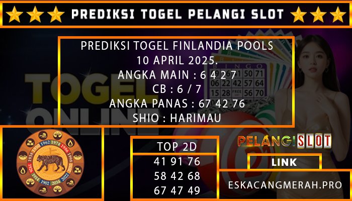 PREDIKSI TOGEL FINLANDIA 10/APRIL/2025