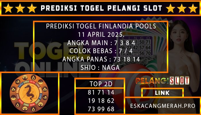PREDIKSI TOGEL FINLANDIA 11/APRIL/2025