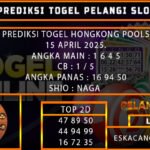 PREDIKSI TOGEL HONGKONG 15/APRIL/2025