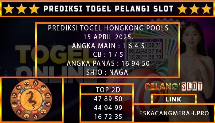 PREDIKSI TOGEL HONGKONG 15/APRIL/2025