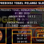 PREDIKSI TOGEL HONGKONG 01/MEI/2025