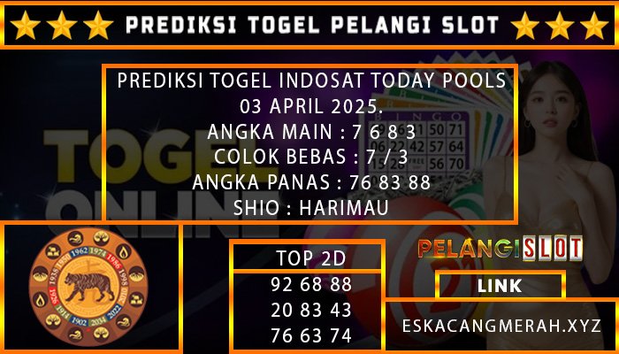 PREDIKSI TOGEL INDOSAT 03/APRIL/2025