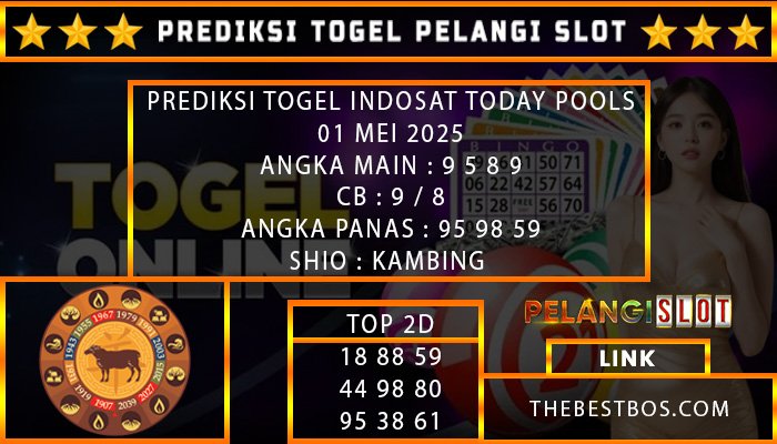 PREDIKSI TOGEL INDOSAT 01/MEI/2025