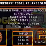 PREDIKSI TOGEL NEWGUINEA 15/APRIL/2025