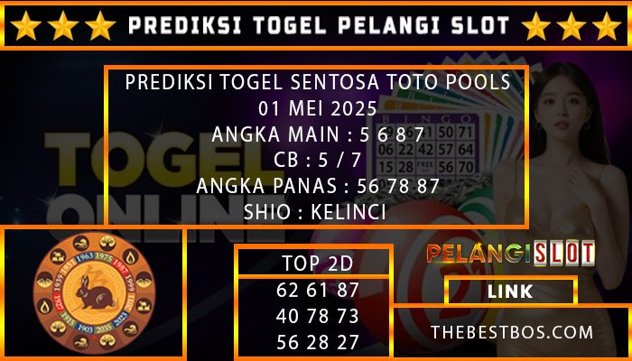 PREDIKSI TOGEL SENTOSATOTO 01/MEI/2025