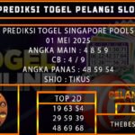 PREDIKSI TOGEL SINGAPORE 01/MEI/2025