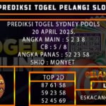 PREDIKSI TOGEL SYDNEY 20/APRIL/2025