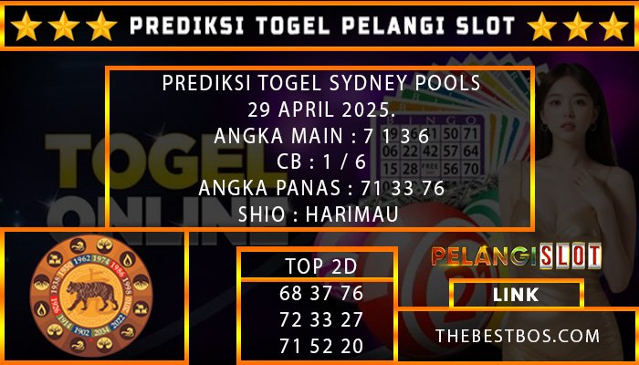 PREDIKSI TOGEL SYDNEY 29/APRIL/2025