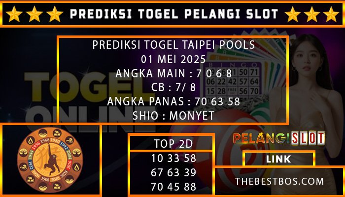PREDIKSI TOGEL TAIPEI 01/MEI/2025