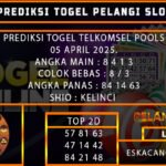 PREDIKSI TOGEL TELKOMSEL 05/APRIL/2025