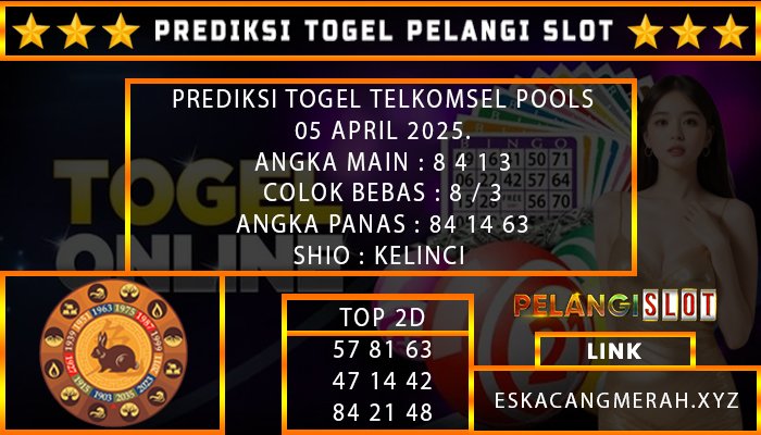 PREDIKSI TOGEL TELKOMSEL 05/APRIL/2025