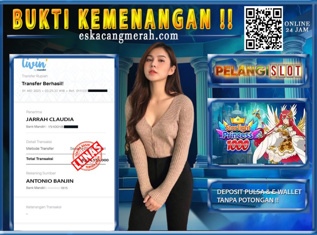 BUKTI JACKPOT PRAGMATIC 01/MEI/2025